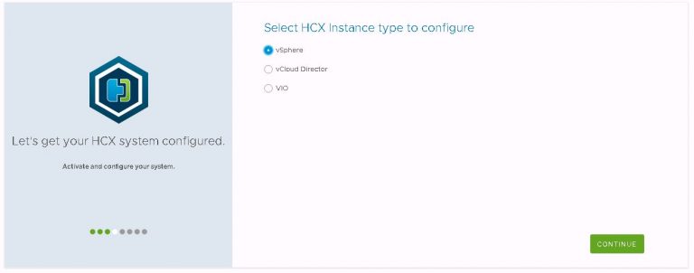 HCX instance type