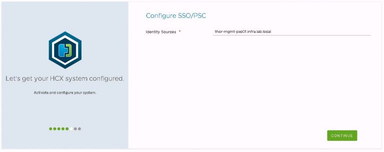 HCX connection to external PSC